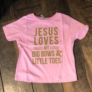 Christian based toddler tee